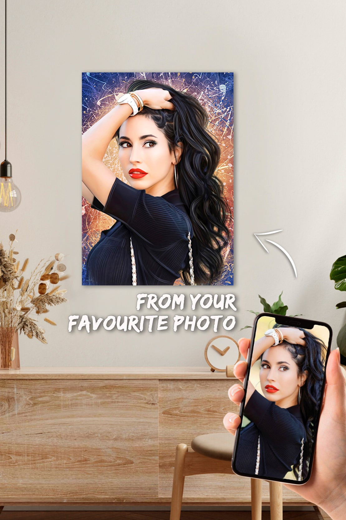 Custom portrait for Loved One | Original gift