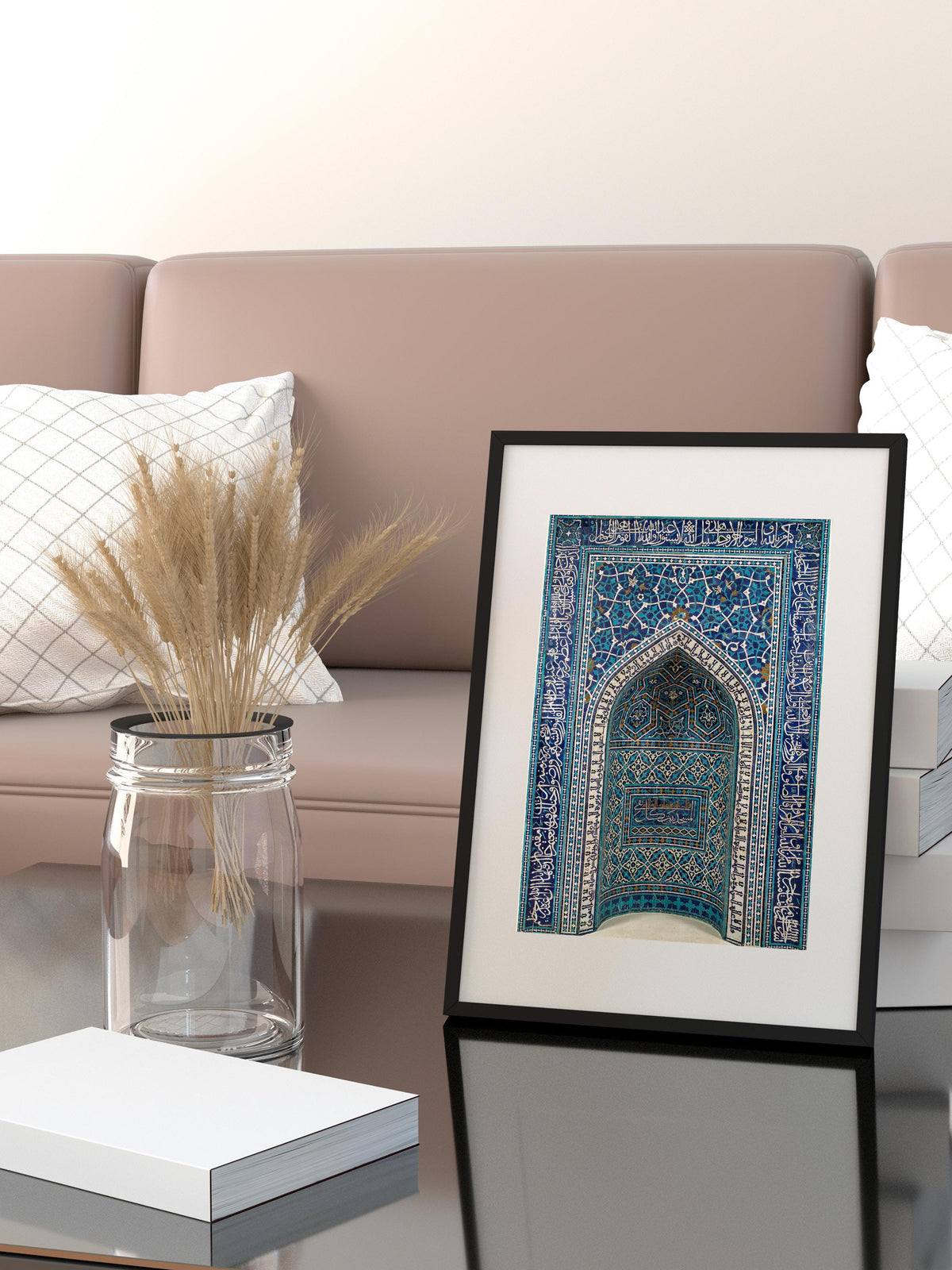 Mihrab - Prayer Niche. Religious decor, Print on canvas, Traditional patterns, Home decor, Mihrab artwork print, Canvas