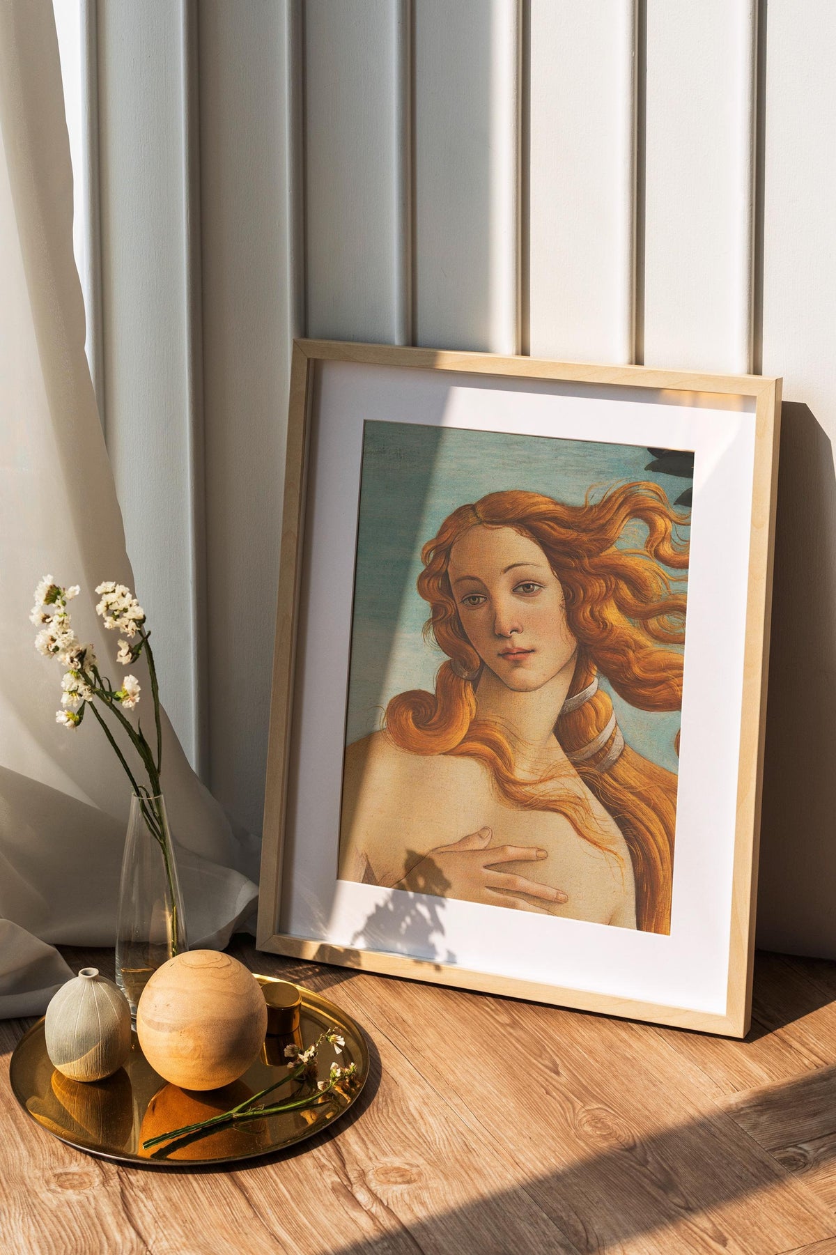 Sandro Botticelli - The Birth of Venus. Classic wall art, Venus portrait print, Famous art, Gallery wrapped, Botticelli