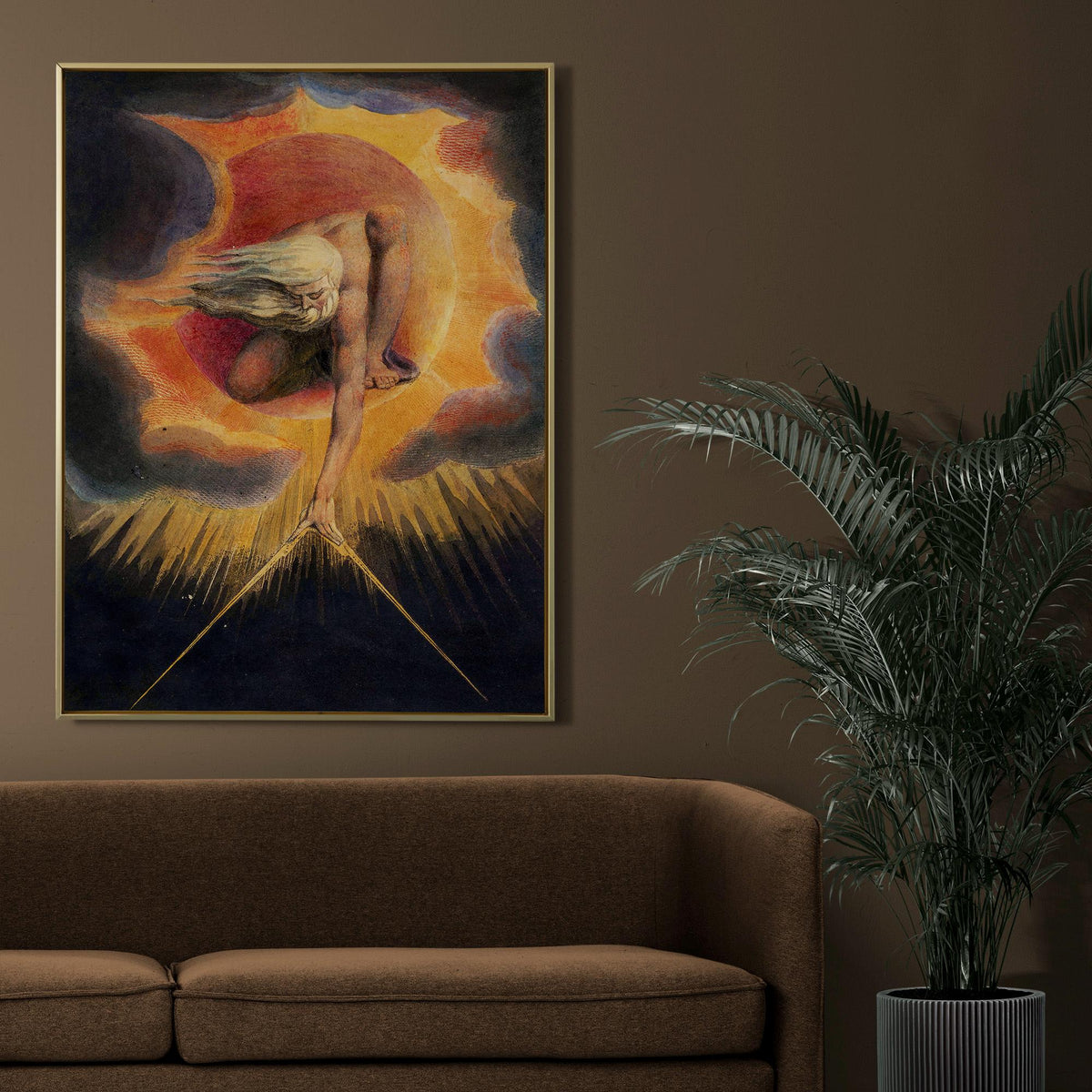 William Blake - The Ancient of Days. Bedroom decor, Print on canvas, Poster print, Giclee canvas, Canvas art print, Gall