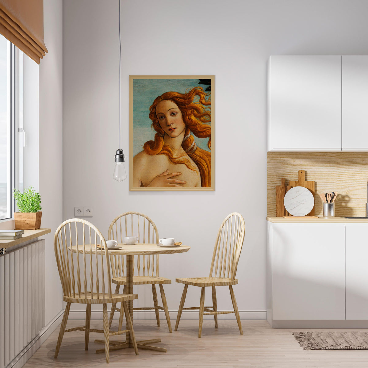 Sandro Botticelli - The Birth of Venus. Classic wall art, Venus portrait print, Famous art, Gallery wrapped, Botticelli