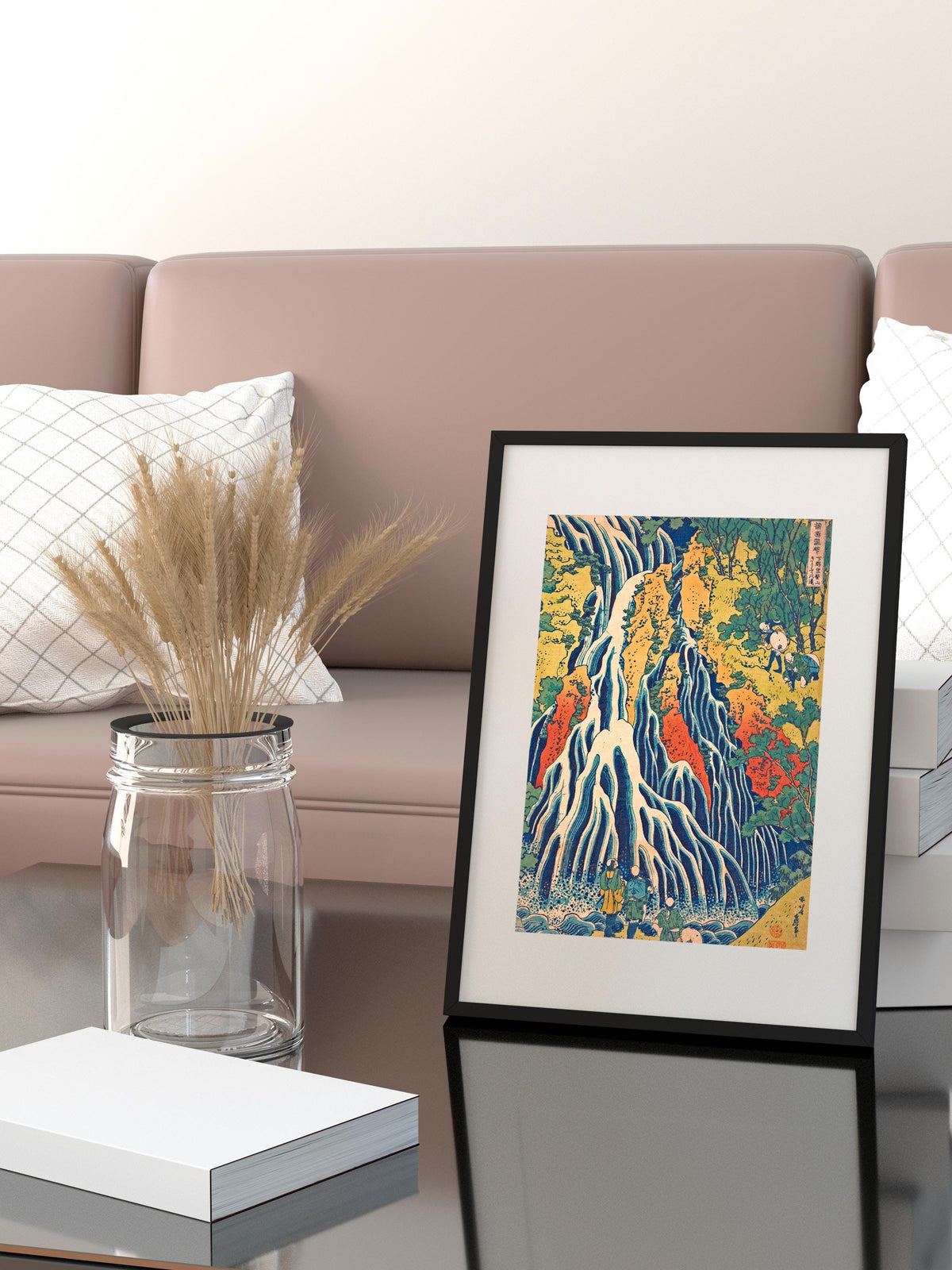 Katsushika Hokusai - A Tour of the Waterfalls of the Provinces. Japanese woodblock print, Japanese home decor, Famous ar