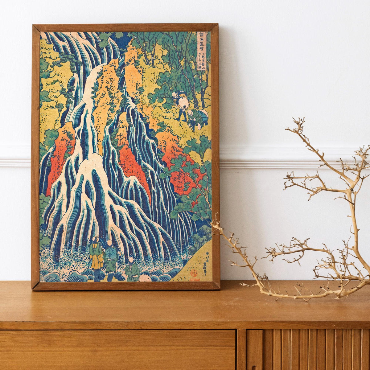 Katsushika Hokusai - A Tour of the Waterfalls of the Provinces. Japanese woodblock print, Japanese home decor, Famous ar