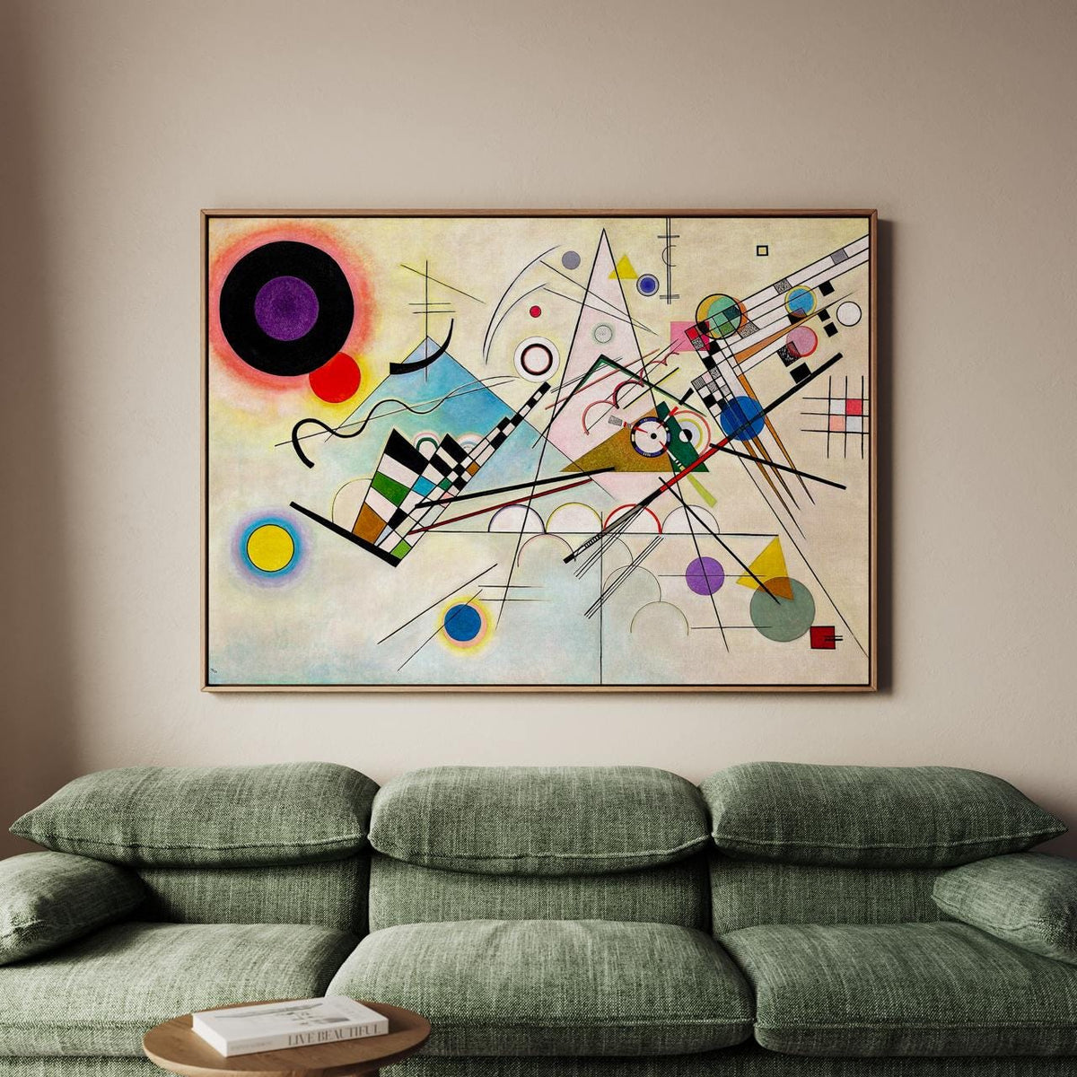 Wassily Kandinsky – Komposition VIII – Fine Art Print, Canvas Wall Art, Framed Poster, Abstract Home Decor