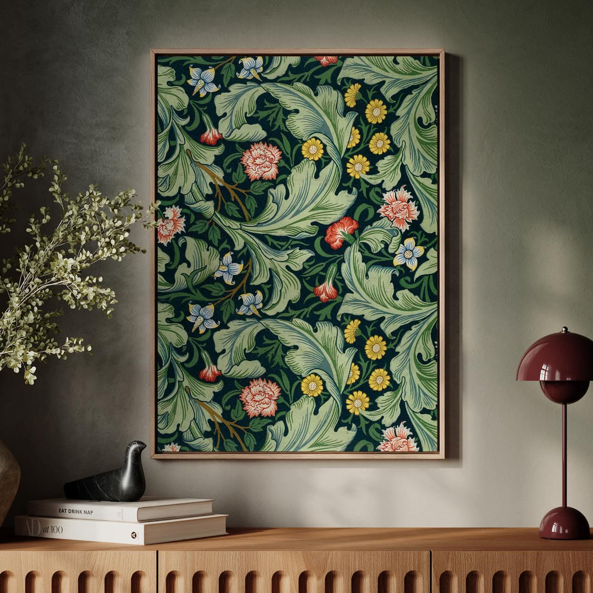 William Morris – Fine Art Print, Canvas Wall Art, Framed Poster, Vintage Pattern Decor