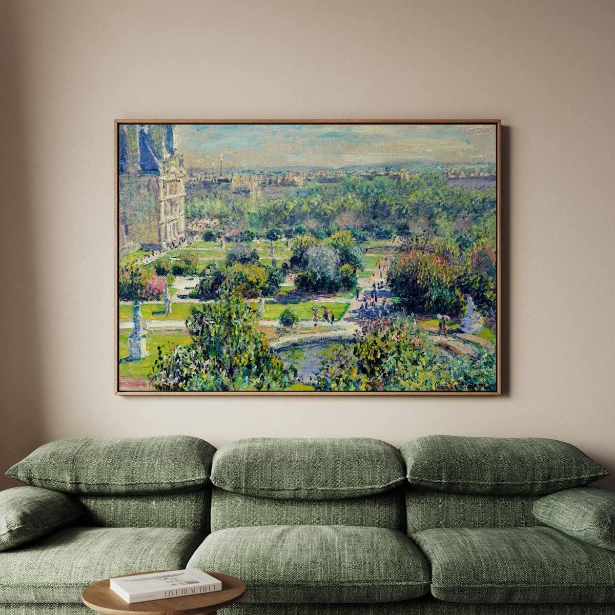 Claude Monet, The Tuileries Gardens Paris 1876 - Paris Garden Landscape, Impressionist Park Print, Urban Decor, Modern C