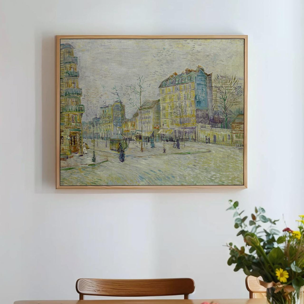 Vincent van Gogh, Boulevard de Clichy - Paris Street Scene Print, Impressionist Cityscape, Urban Decor, Modern Canvas Wa