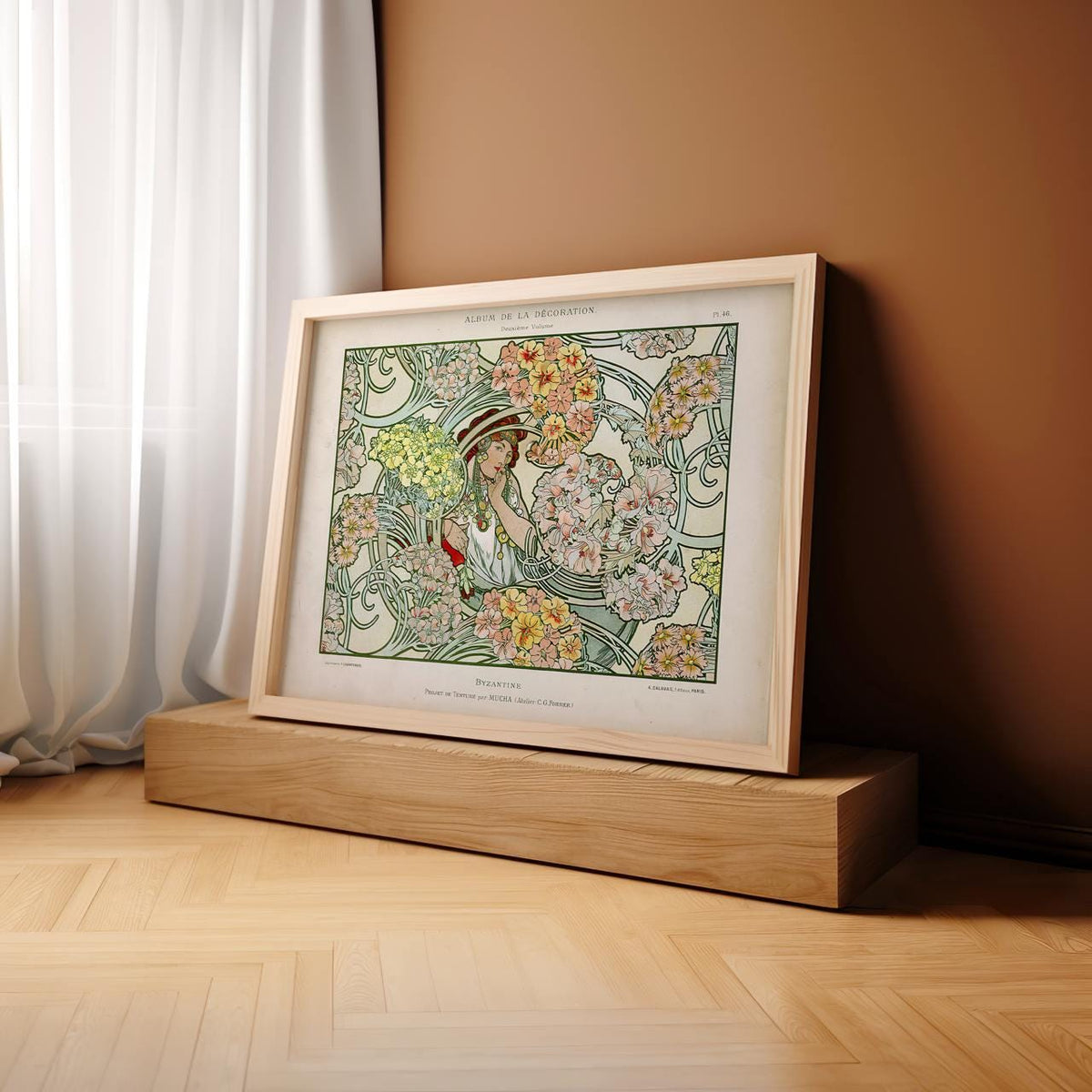 Alphonse Mucha, Byzantine Heads 1897 - Art Nouveau Portrait, Vintage Wall Art, Modern Decor for Living Room, Canvas Wall
