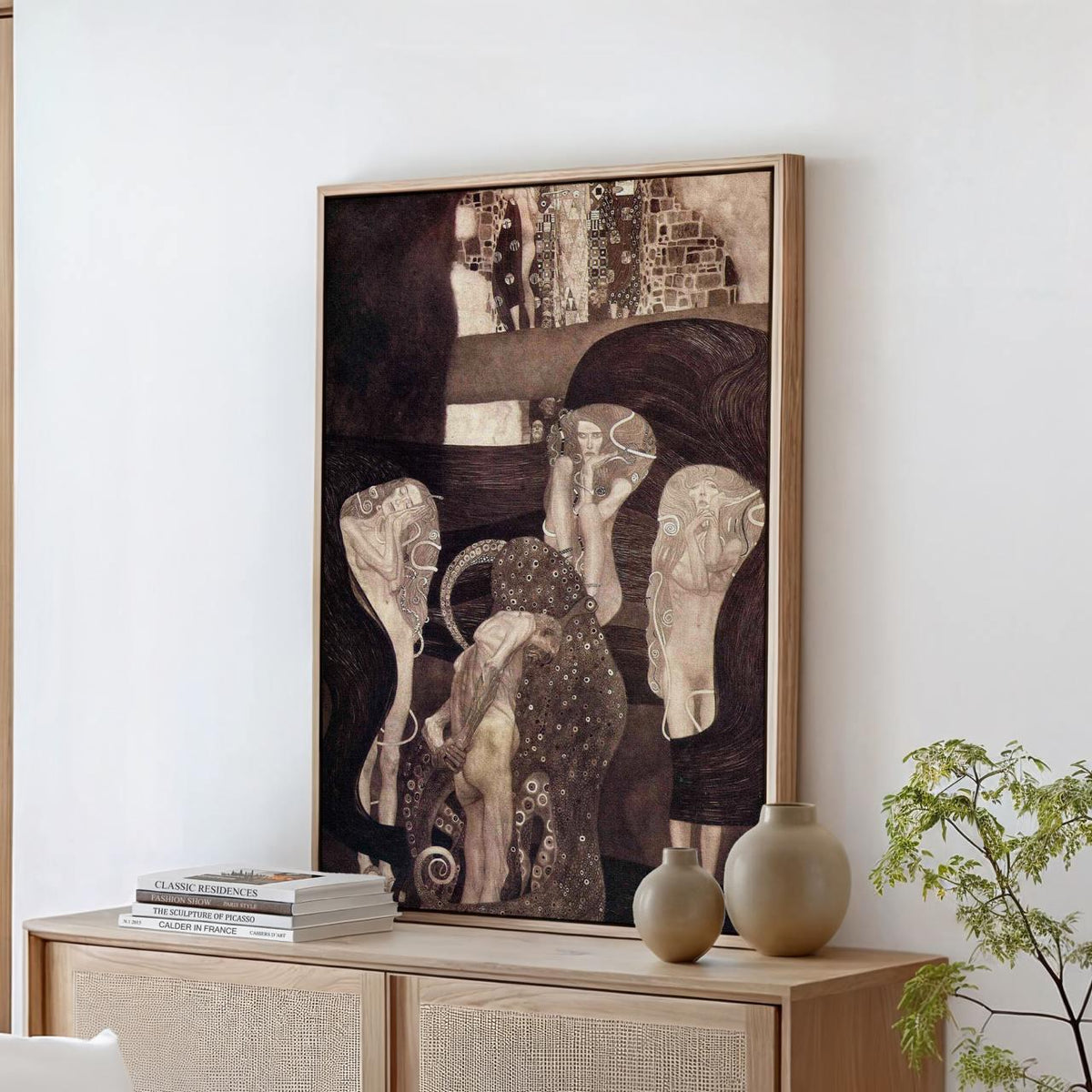 Gustav Klimt, Jurisprudence (Final State, 1907) - Allegorical Law Print, Symbolist University Ceiling Panel, Decorative