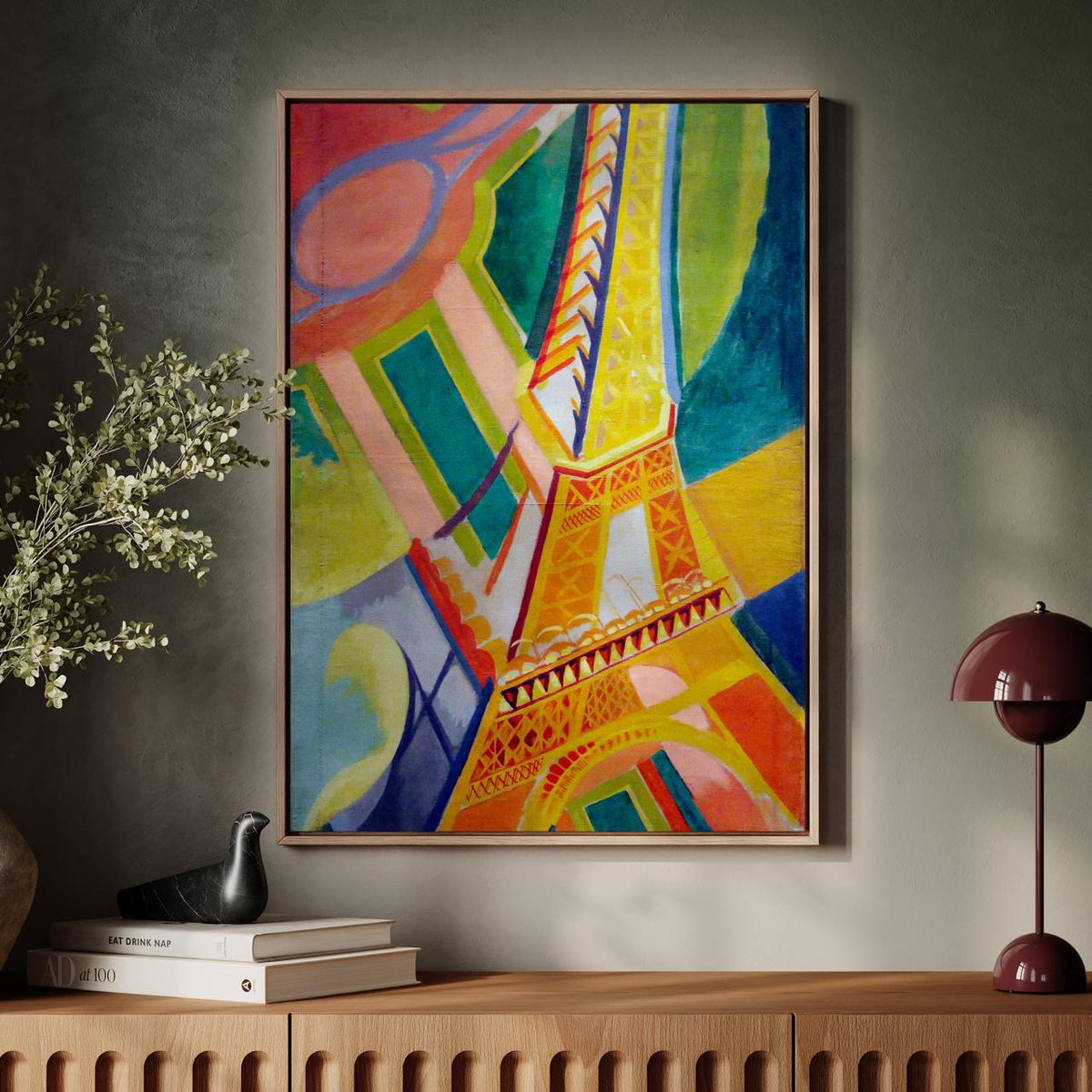 Robert Delaunay, Tour Eiffel (1926) - Vibrant Modernist Eiffel Tower Print, Orphist Paris Skyline, Decorative Wall Art