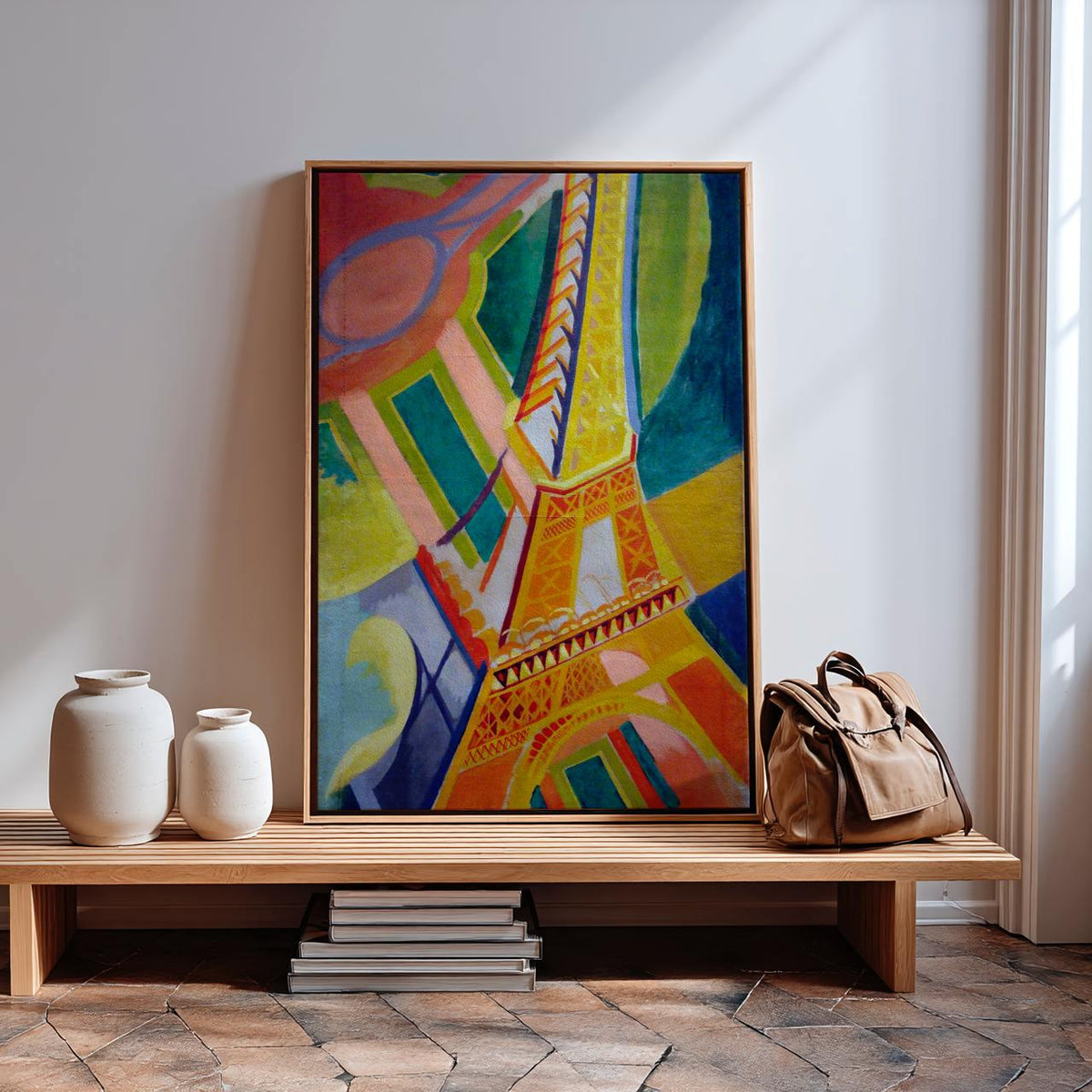 Robert Delaunay, Tour Eiffel (1926) - Vibrant Modernist Eiffel Tower Print, Orphist Paris Skyline, Decorative Wall Art