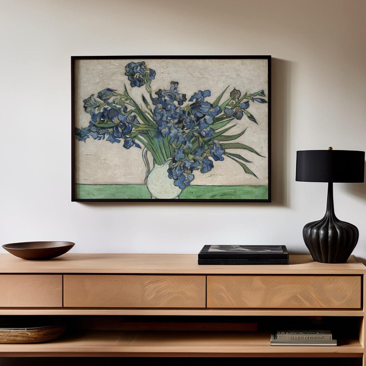 Vincent van Gogh, Vase with Irises - Fine Art Print, Museum Style Art, European Fine Art, Timeless Wall Art, Canvas Wall