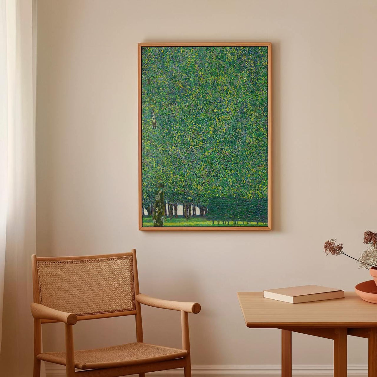 Gustav Klimt, The Park - Art Nouveau Giclée Print, Vintage Green Wall Art, Framed or Unframed