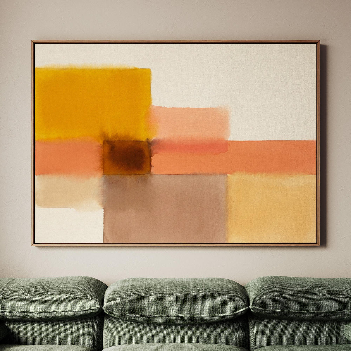 Mark Rothko Inspired Abstract Print, Museum Quality Poster, Horizontal Modern Wall Decor, ART484