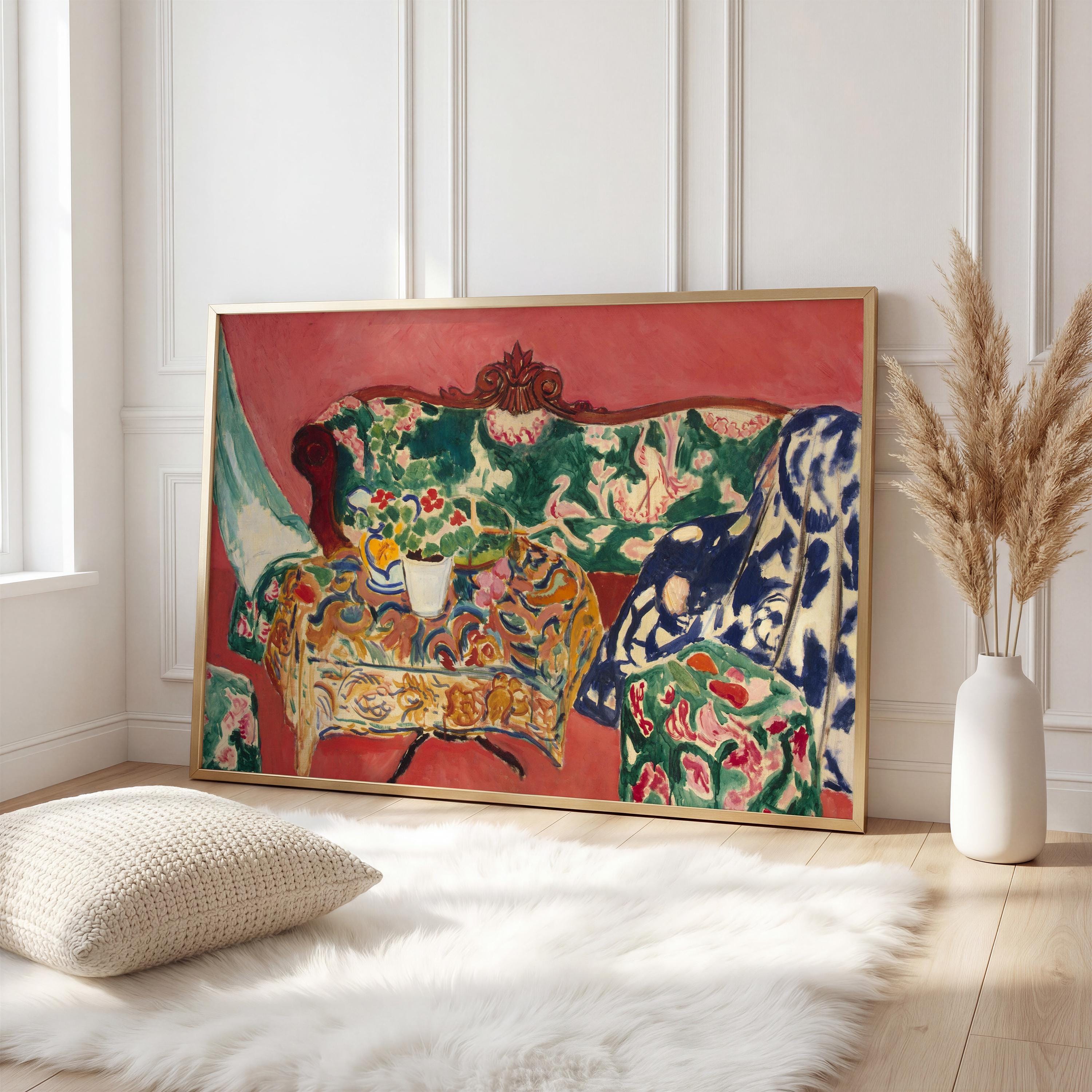 Henri Matisse, Seville Still Life - 1911 Fauvist Interior Print, Decorative Wall Art, Spanish Still Life Poster, Colorfu