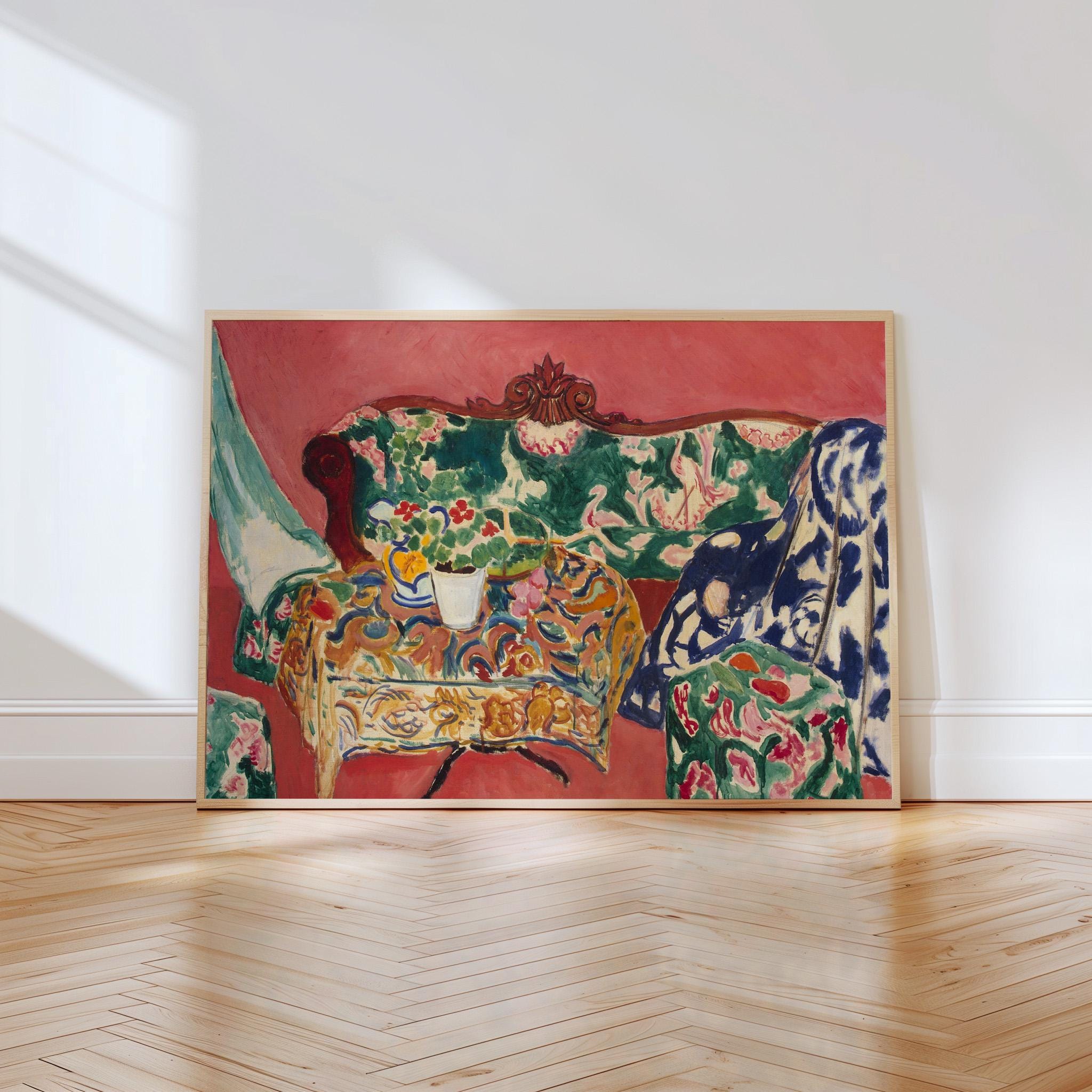 Henri Matisse, Seville Still Life - 1911 Fauvist Interior Print, Decorative Wall Art, Spanish Still Life Poster, Colorfu
