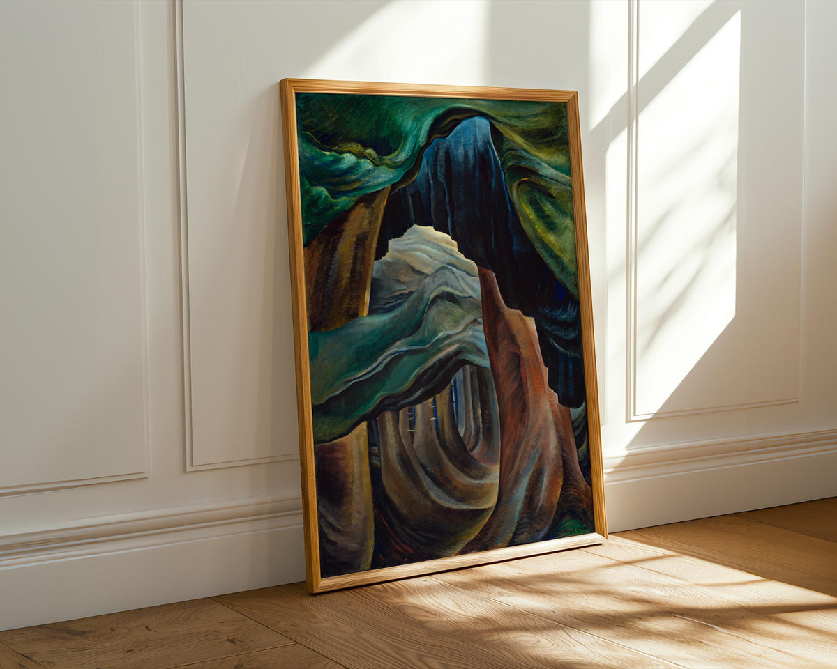 Emily Carr, Forest, British Columbia - 1931–32 Canadian Landscape Print, West Coast Forest Wall Art, Modern Nature Poste