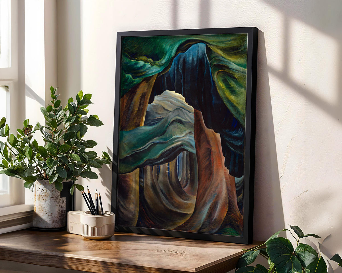 Emily Carr, Forest, British Columbia - 1931–32 Canadian Landscape Print, West Coast Forest Wall Art, Modern Nature Poste
