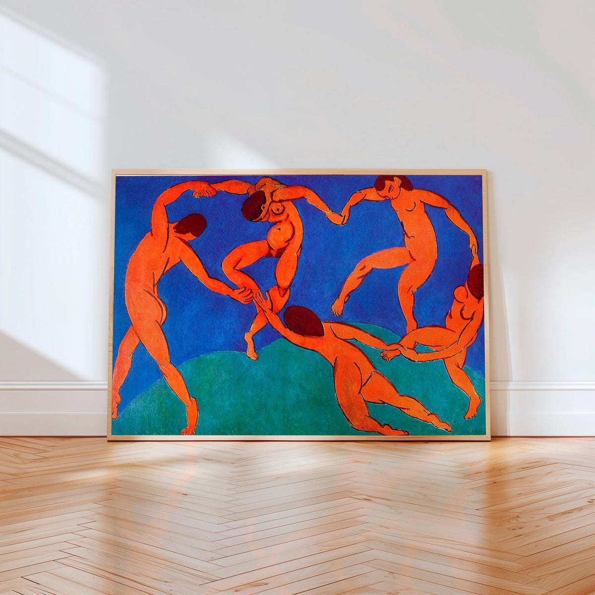 Henri Matisse, Dance (La Danse) - 1910 Fauvist Figure Print, Red Circle Wall Art, Modern Abstract Poster, Bold Color Dec