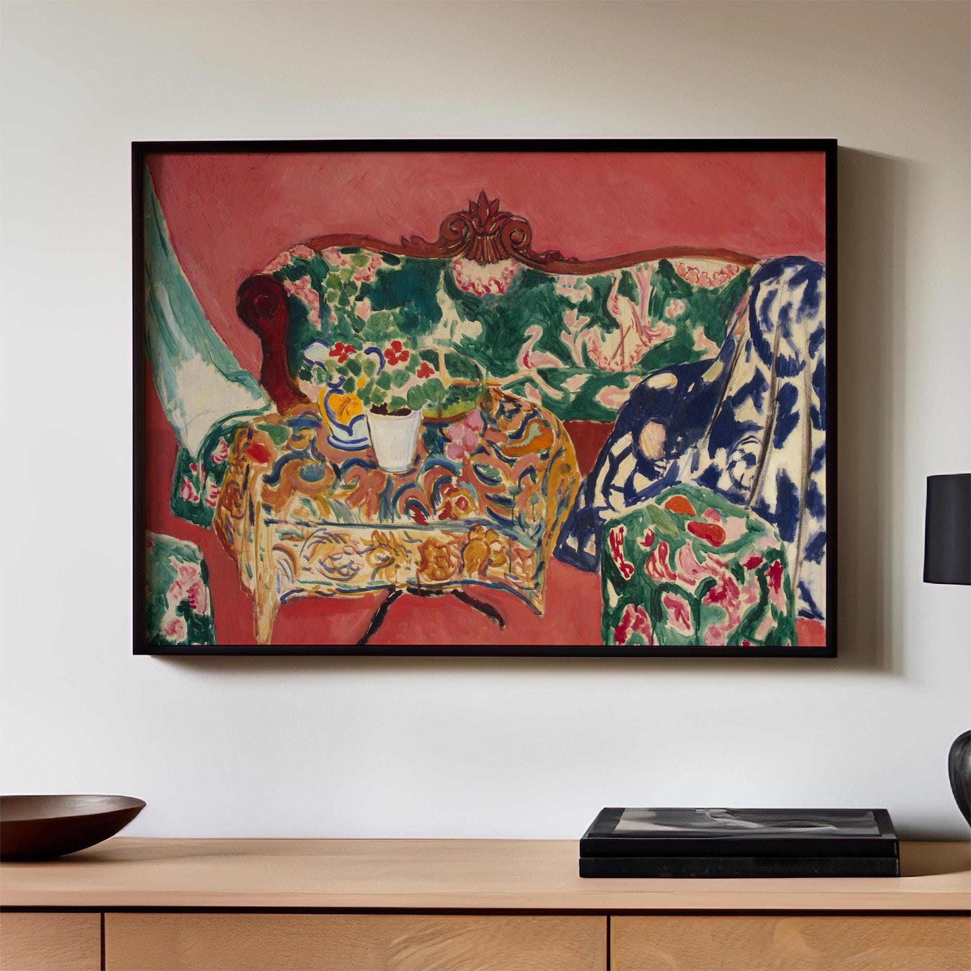 Henri Matisse, Seville Still Life - 1911 Fauvist Interior Print, Decorative Wall Art, Spanish Still Life Poster, Colorfu