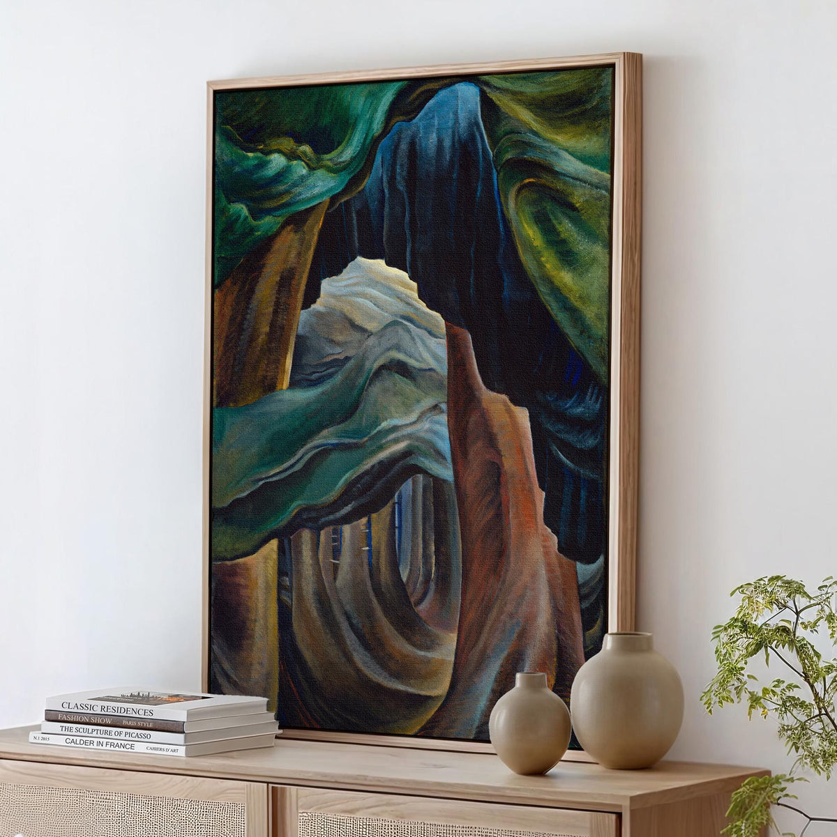 Emily Carr, Forest, British Columbia - 1931–32 Canadian Landscape Print, West Coast Forest Wall Art, Modern Nature Poste