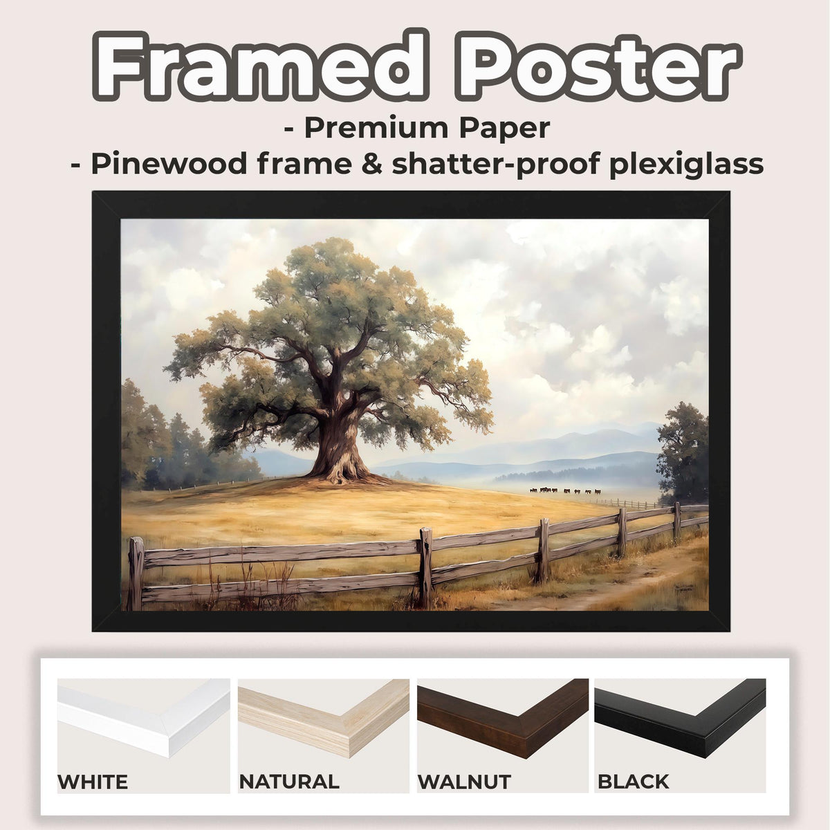 Rustic Wall Decor Old Barn Painting Canvas Print, Vintage Wood Background Large Wall Art, Decor Panoramic Living Room De
