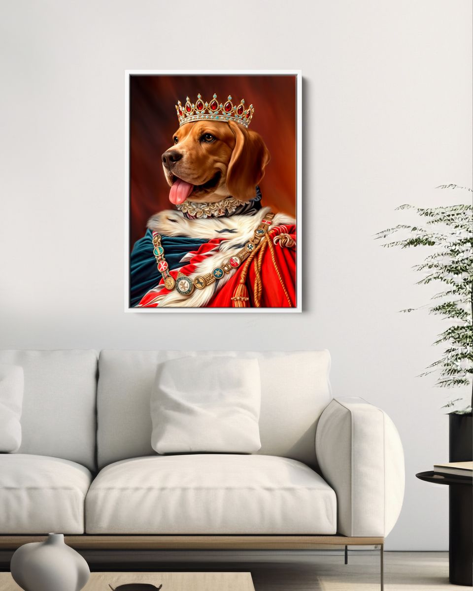 Custom Royal Pet Portrait | Personalized Gift