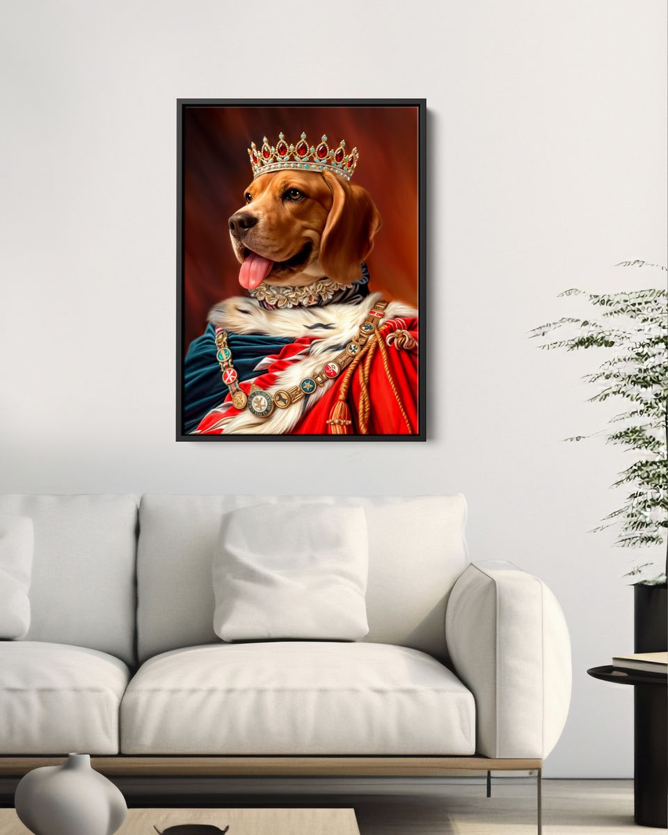 Custom Royal Pet Portrait | Personalized Gift