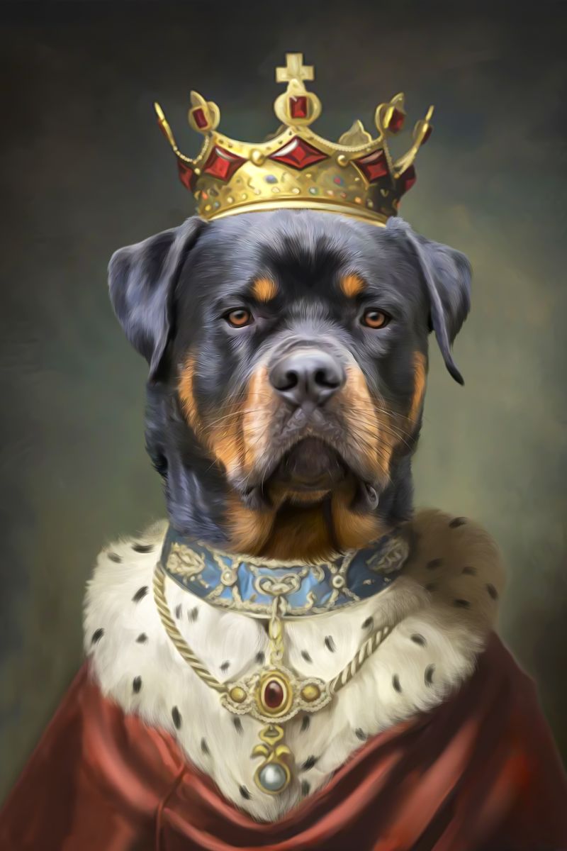 Custom Royal Pet Portrait | Personalized Gift