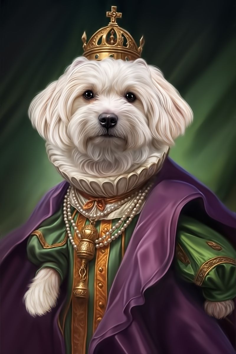 Custom Royal Pet Portrait | Personalized Gift