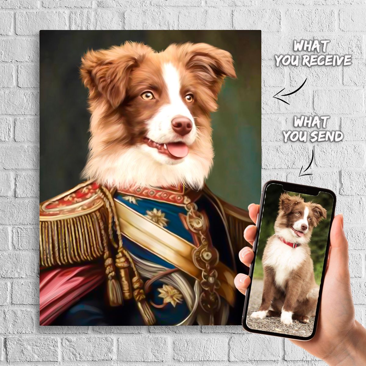 Custom Royal Pet Portrait | Personalized Gift