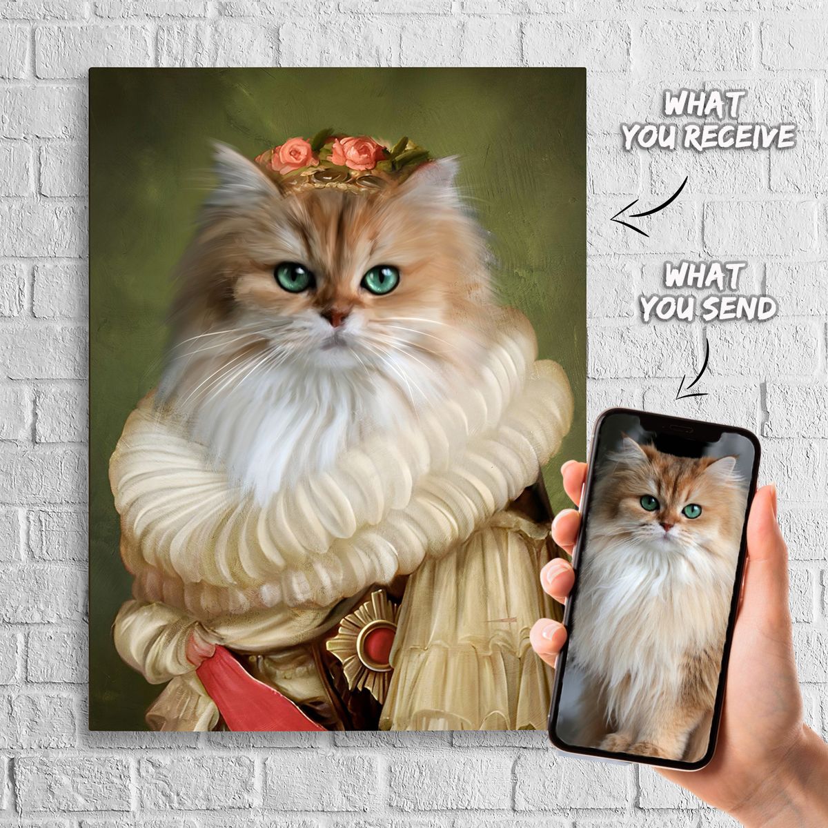 Custom Royal Pet Portrait | Personalized Gift