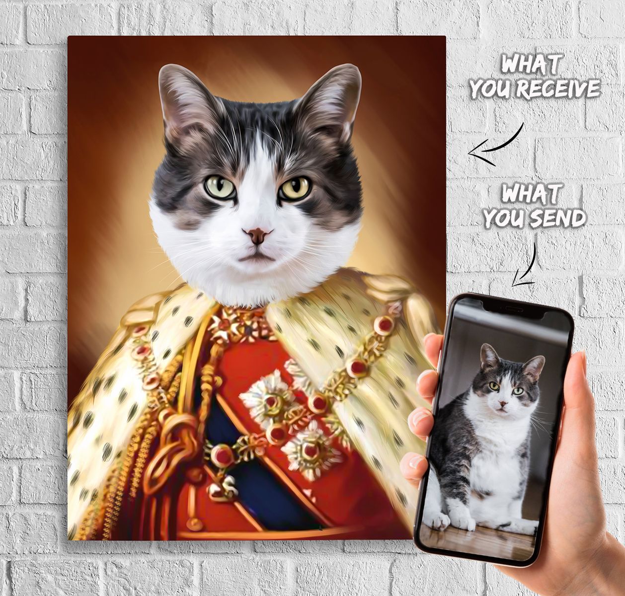 Custom Royal Pet Portrait | Personalized Gift