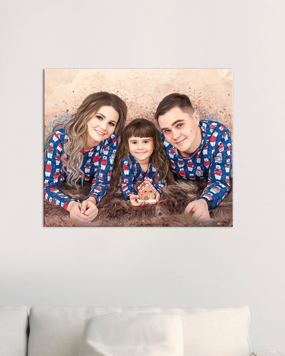 Family portrait | Original gift for any occasion