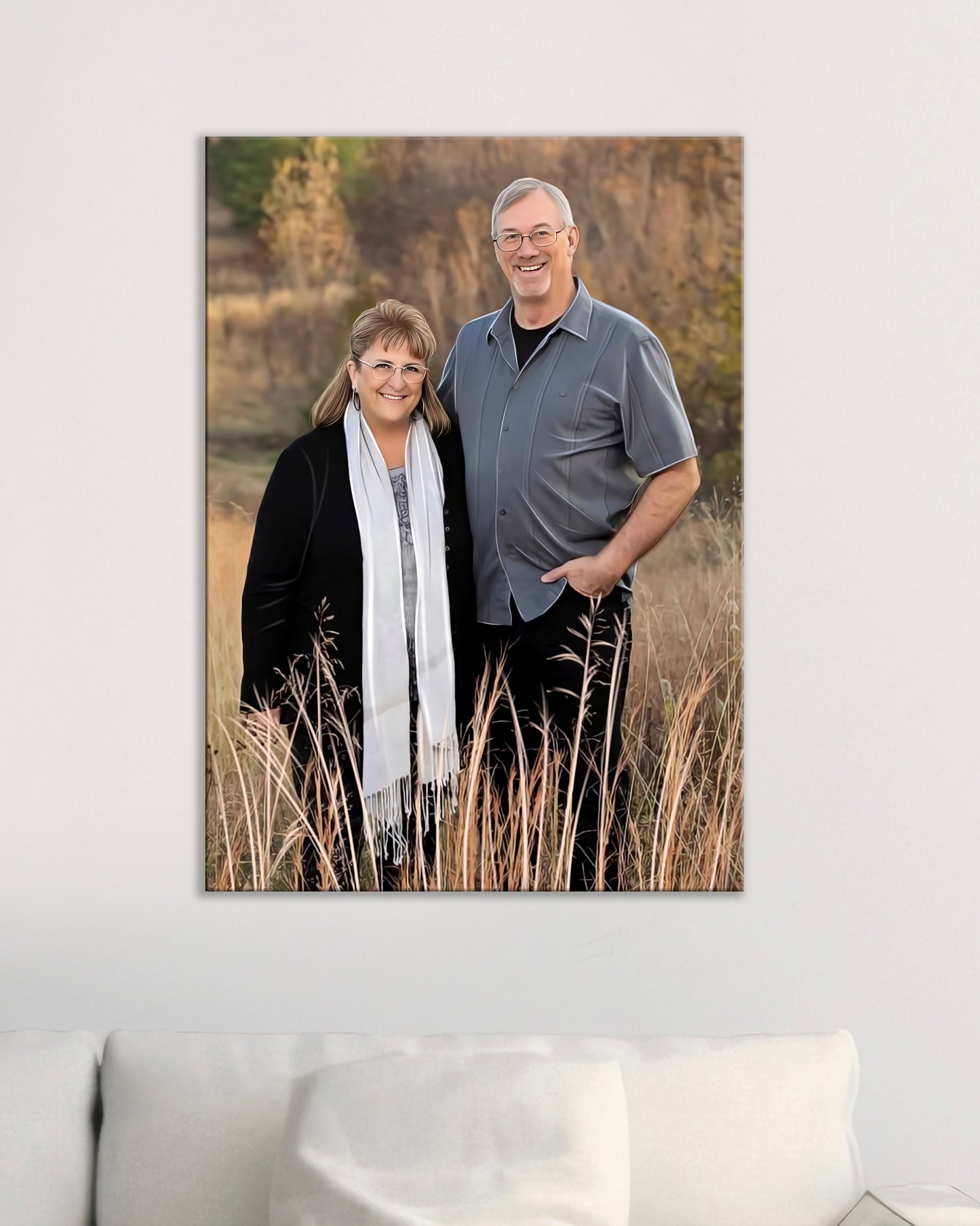 Portrait for parents | Original gift for any occasion