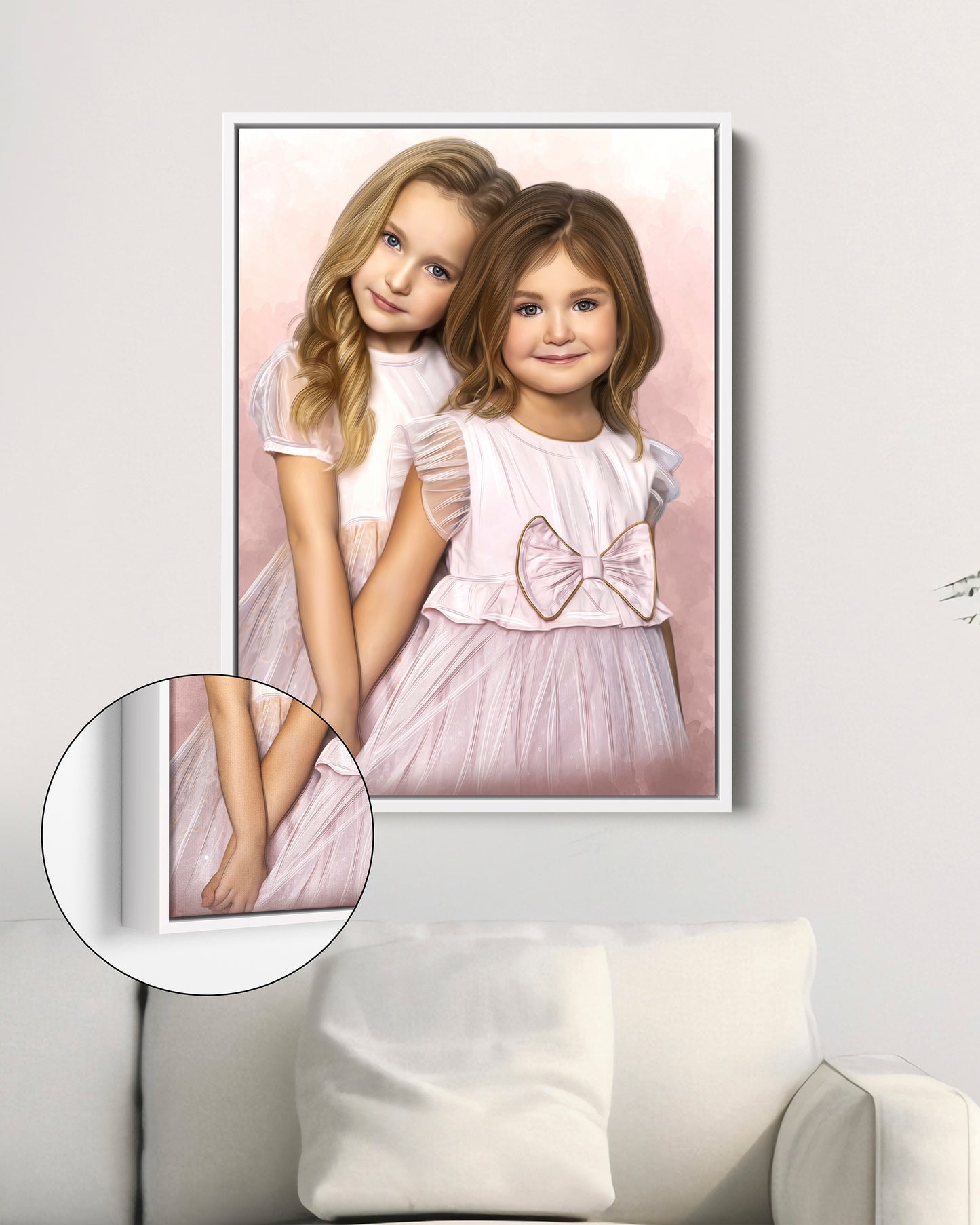 Portrait of children | Custom canvas print