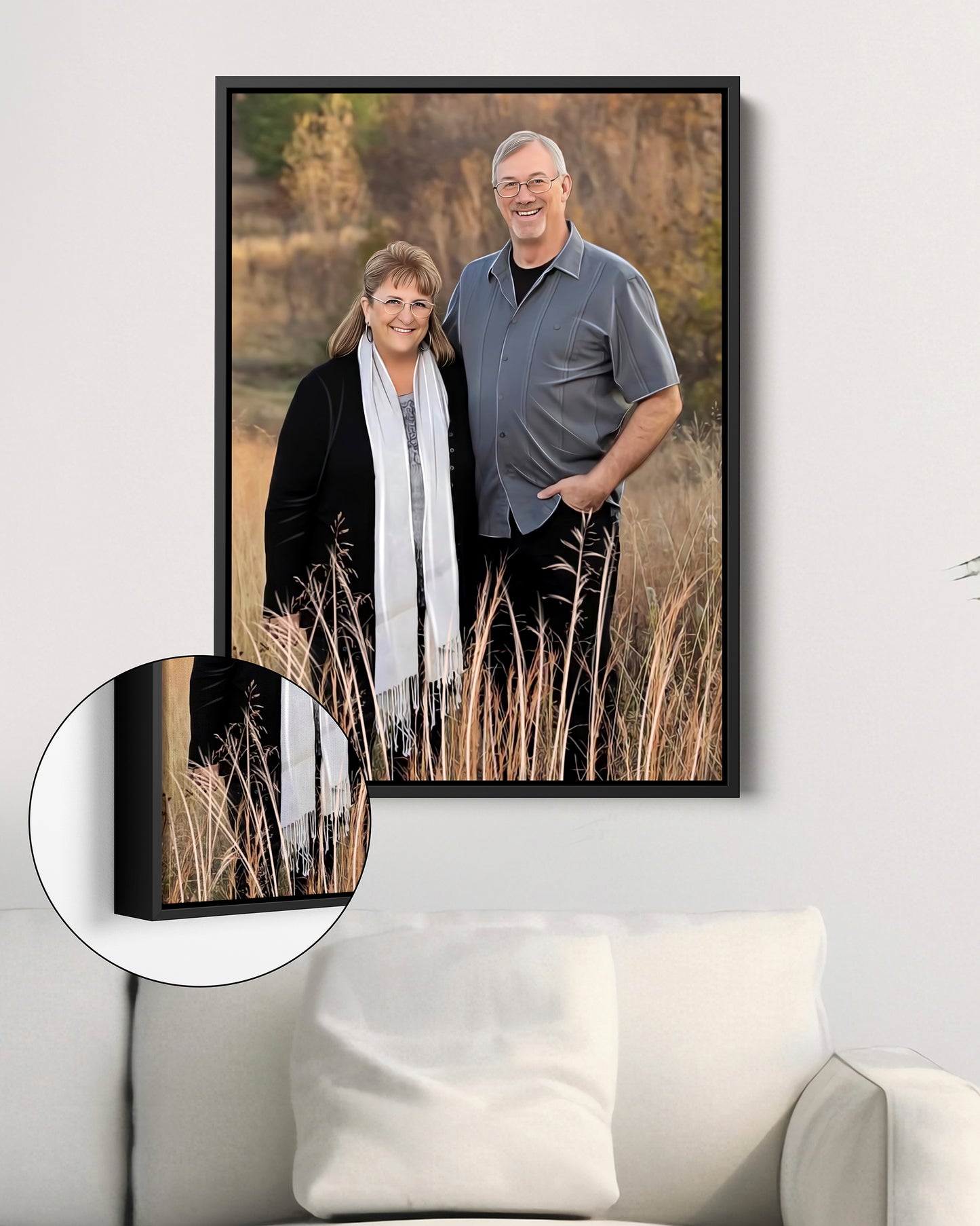 Portrait for parents | Original gift for any occasion