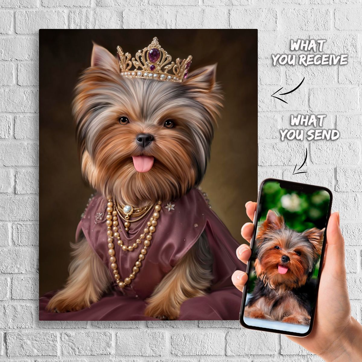 Custom Royal Pet Portrait | Personalized Gift