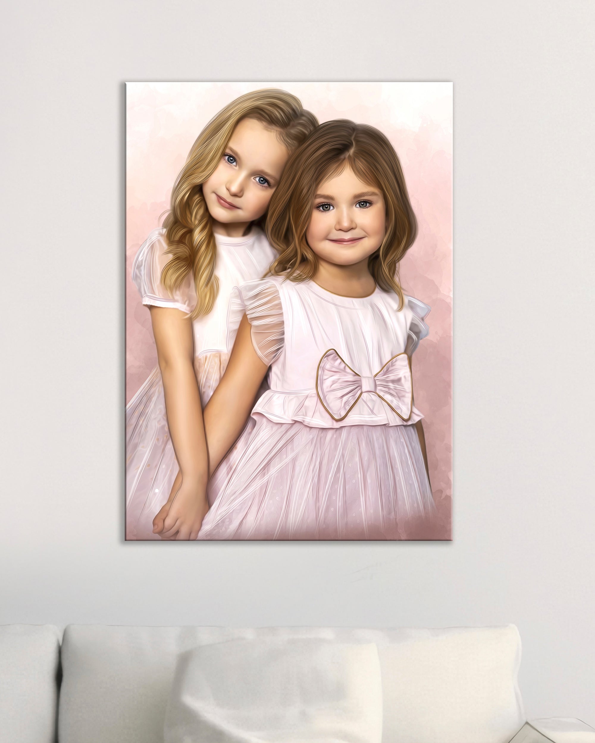 Portrait of children | Custom canvas print