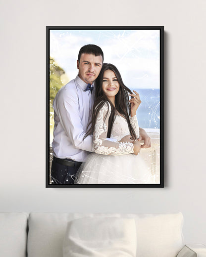 Custom canvas portrait | Original gift for any occasion