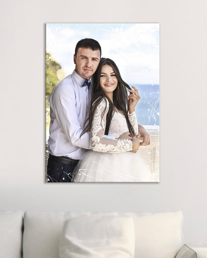 Custom canvas portrait | Original gift for any occasion