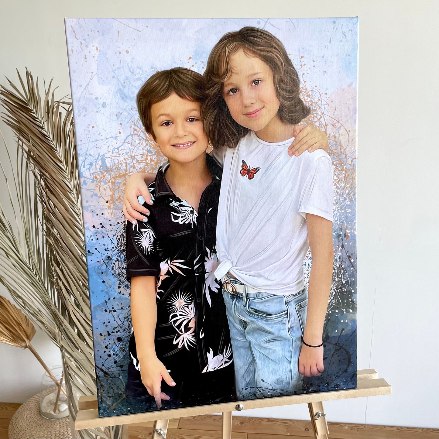 Portrait of children | Custom canvas print