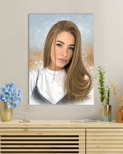 Custom portrait for Loved One | Original gift