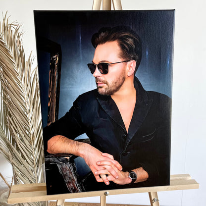 Canvas Portrait from Photo