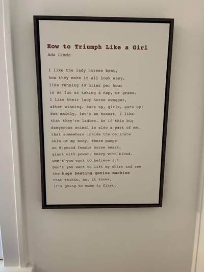 Customer review photo: poetry and words print. Source: Etsy poem, listing 1872757898