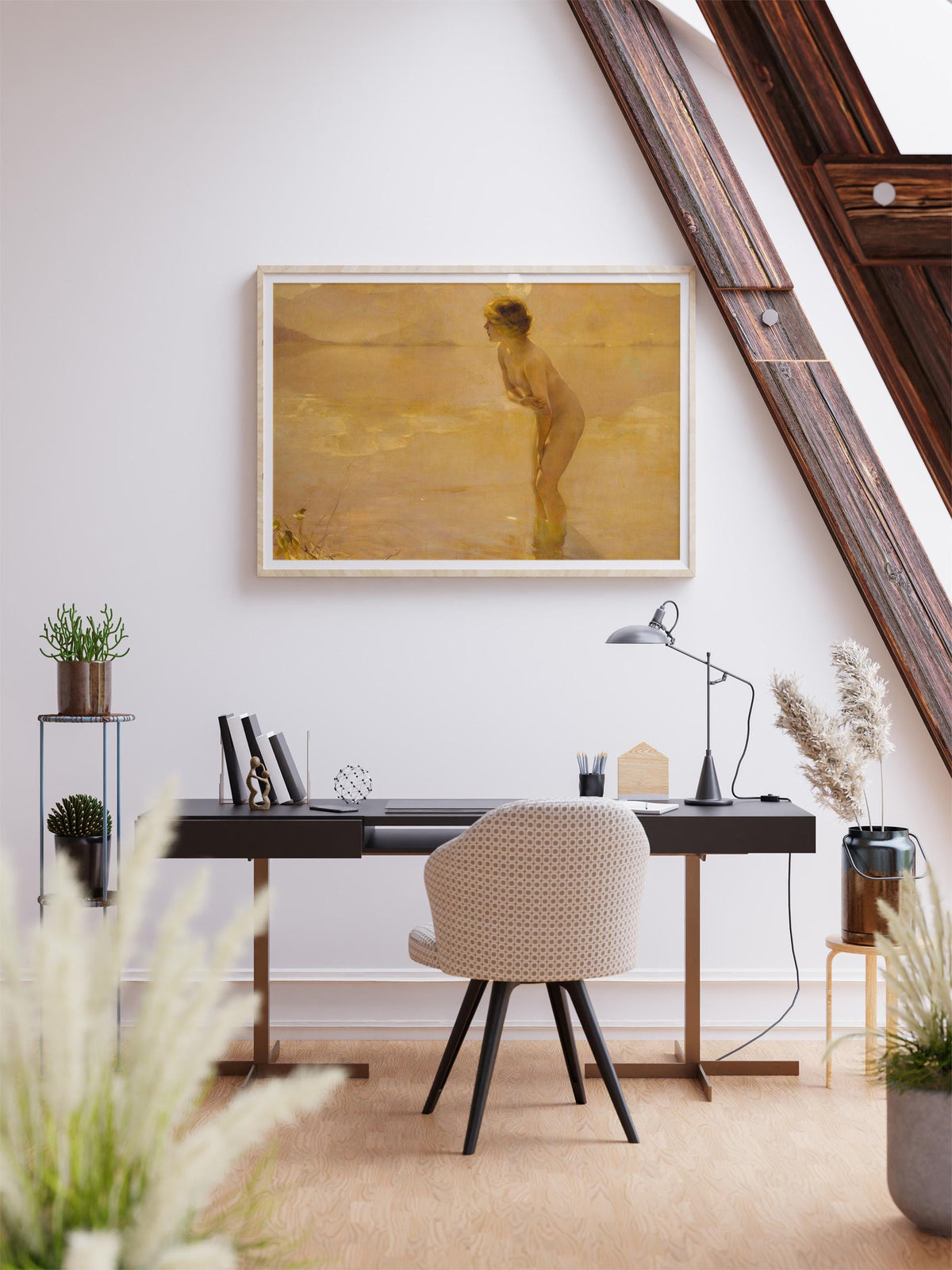 Paul Chabas, September Morn - sensual wall art, vintage decor, classic fine art print, elegant bedroom decor, romantic h