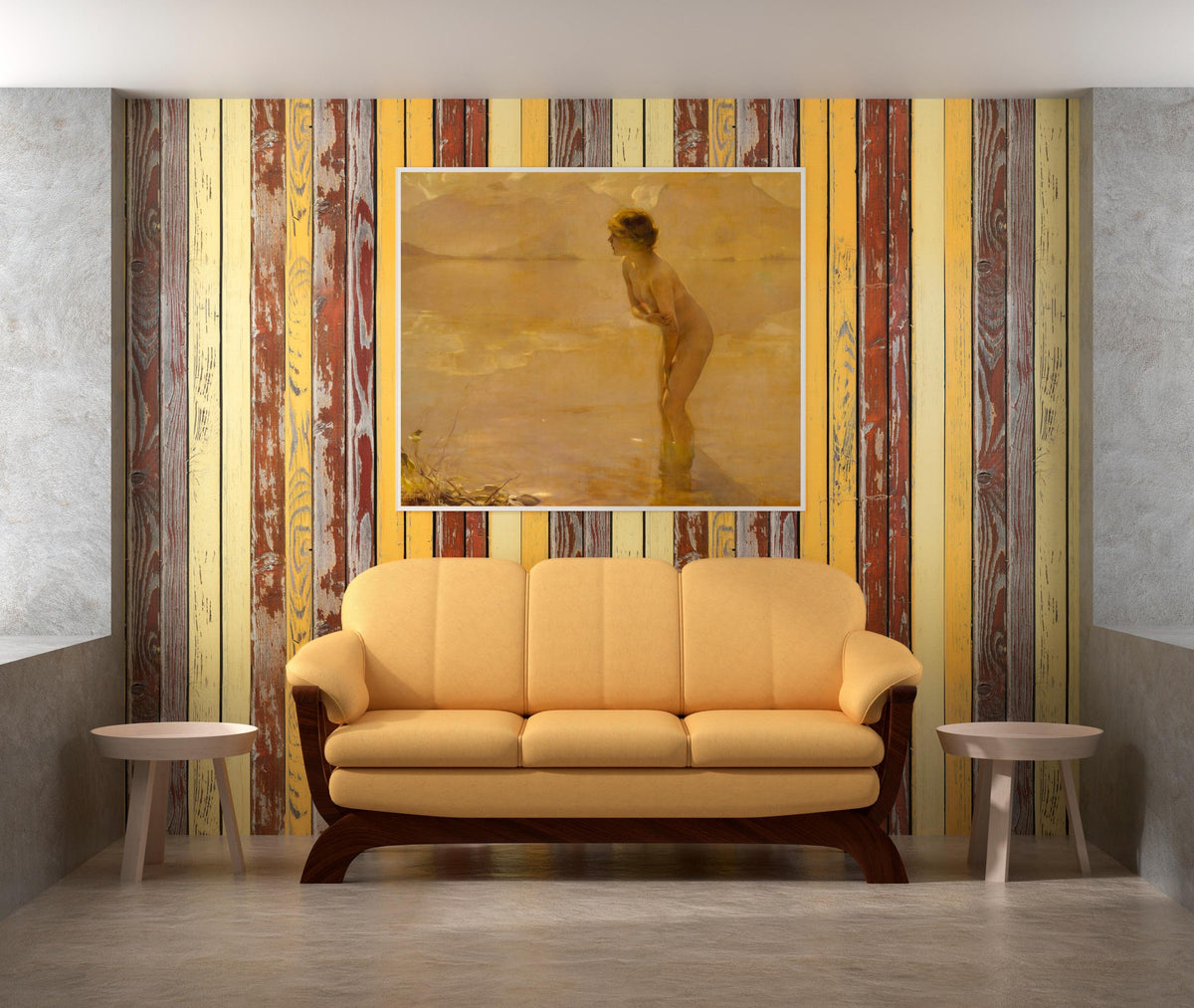 Paul Chabas, September Morn - sensual wall art, vintage decor, classic fine art print, elegant bedroom decor, romantic h