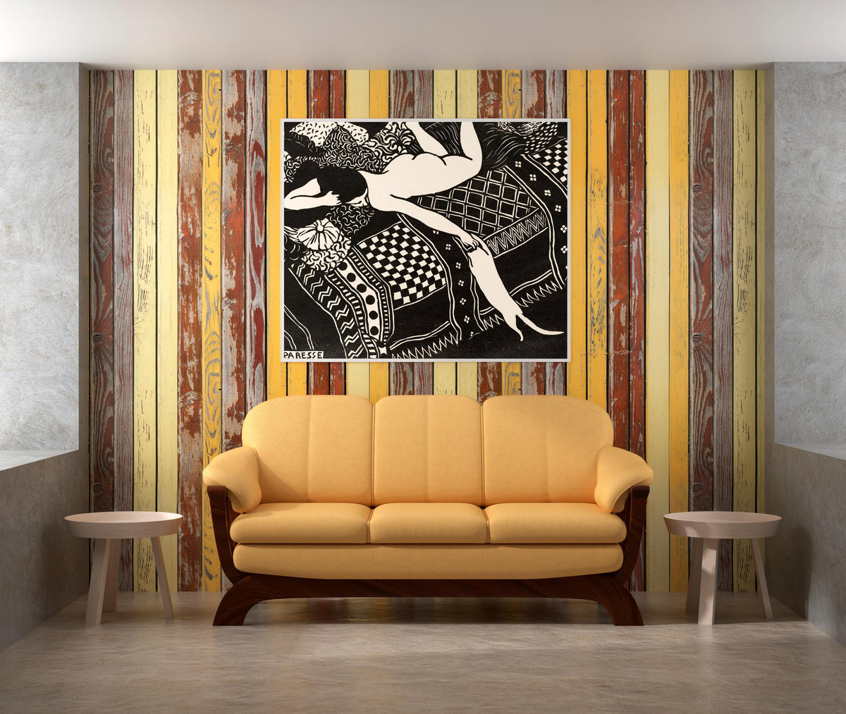 Felix Vallotton - La paresse, Laziness. Fine art print, Vintage wall art, Classic art reproduction, Sensual art, Canvas 