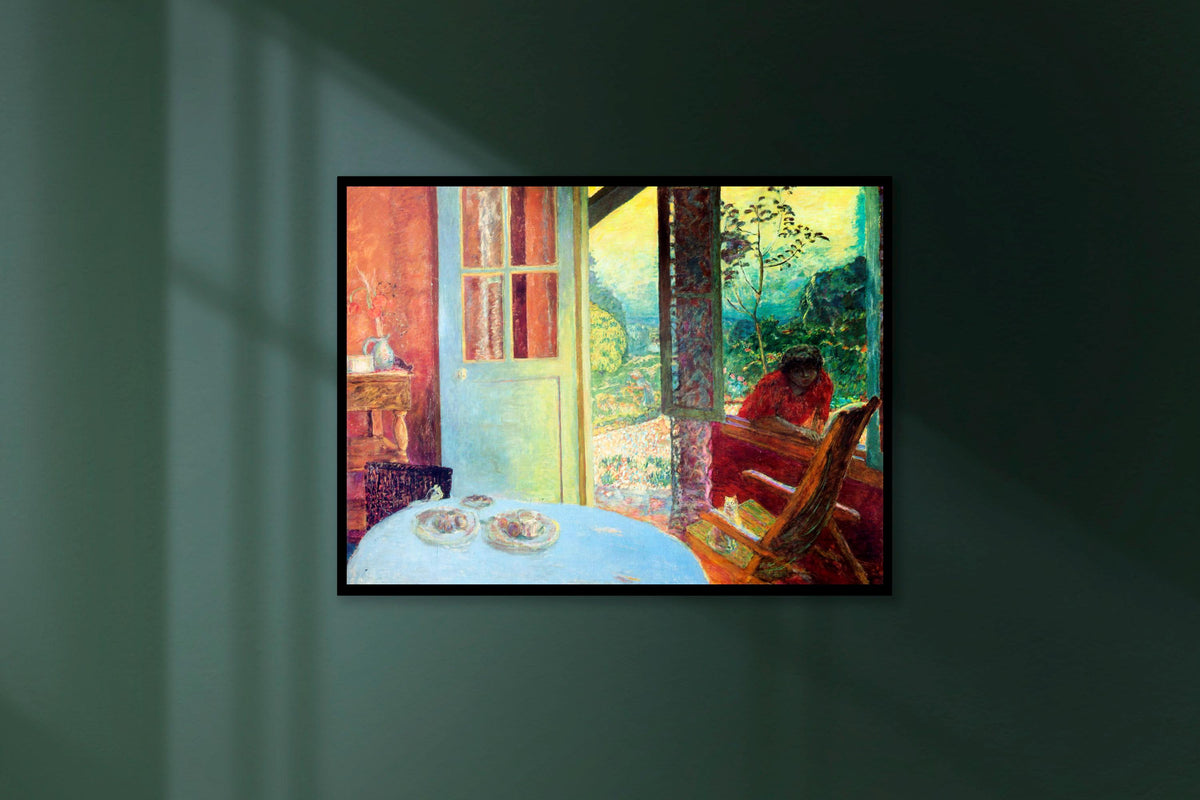 Pierre Bonnard - The dining room in the country. Kitchen wall art, Bonnard artwork print, Rustic art, Fine art poster, C