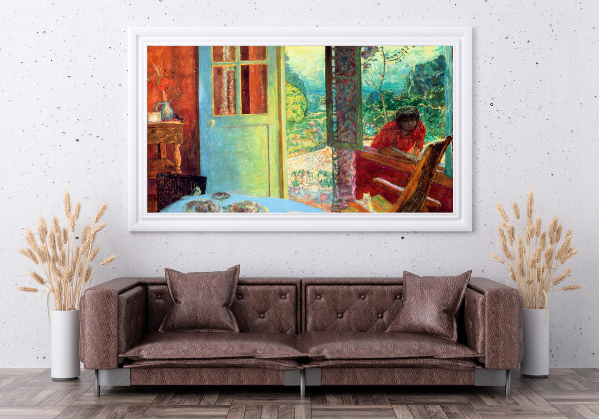 Pierre Bonnard - The dining room in the country. Kitchen wall art, Bonnard artwork print, Rustic art, Fine art poster, C